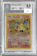 2000 Base 2 Unlimited 4 Charizard Holo R BGS 6.5